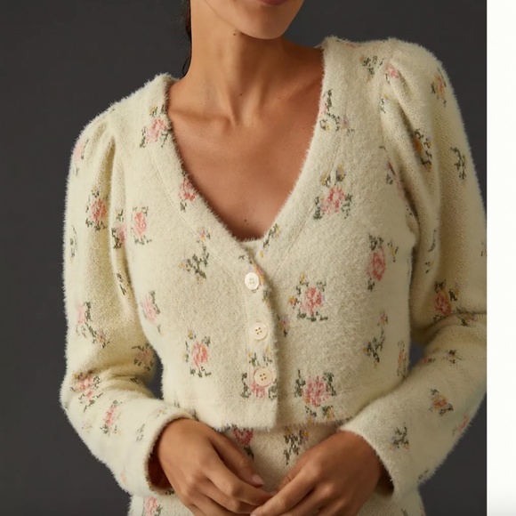 Daily Practice Floral Party Hipster Hippie Art Deco Chic Modern Sweater Dress - Picture 4 of 5